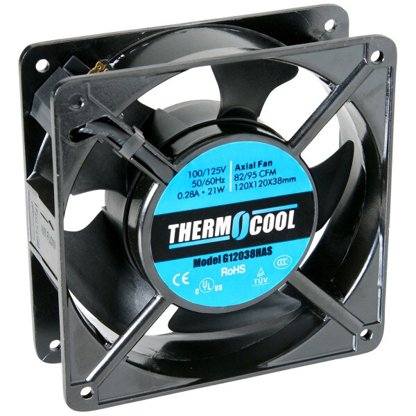 Main product image for Thermocool 110 VAC Fan 120 x 38mm Sleeve Bearin 250-018